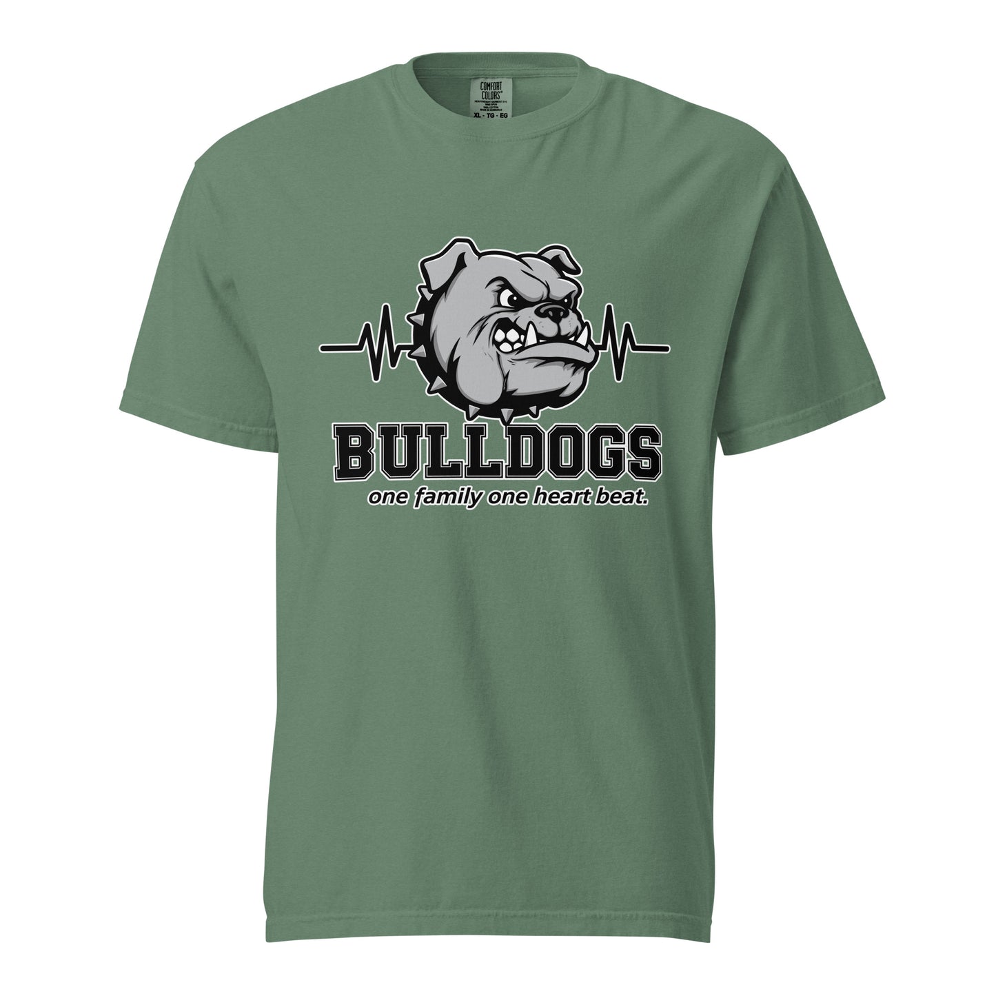 Signature | Comfort Colors T-Shirt | Celina Recreational Football Black | Bulldogs Crest Logo