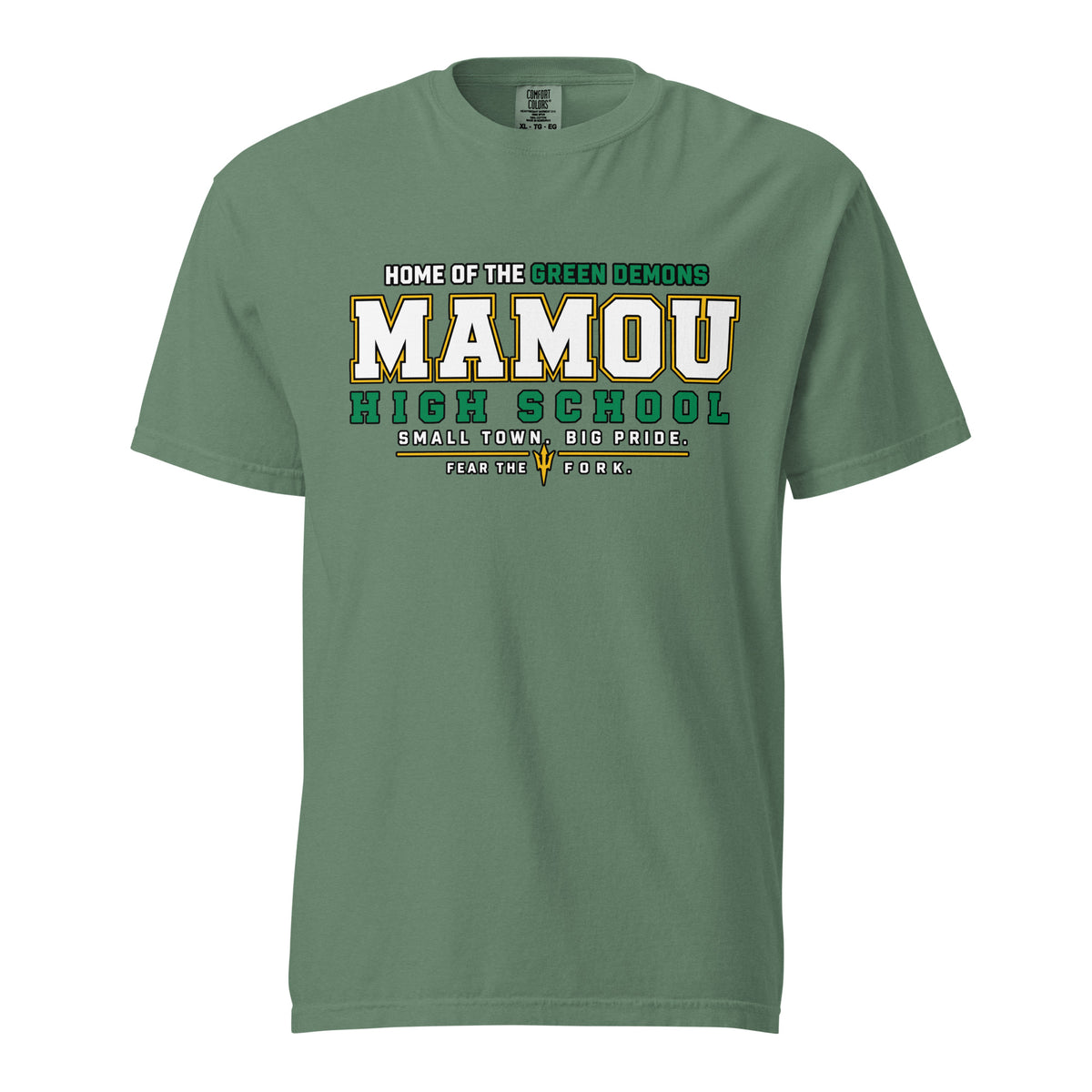 Signature | Comfort Colors T-Shirt | Mamou High School | Vanguard Logo