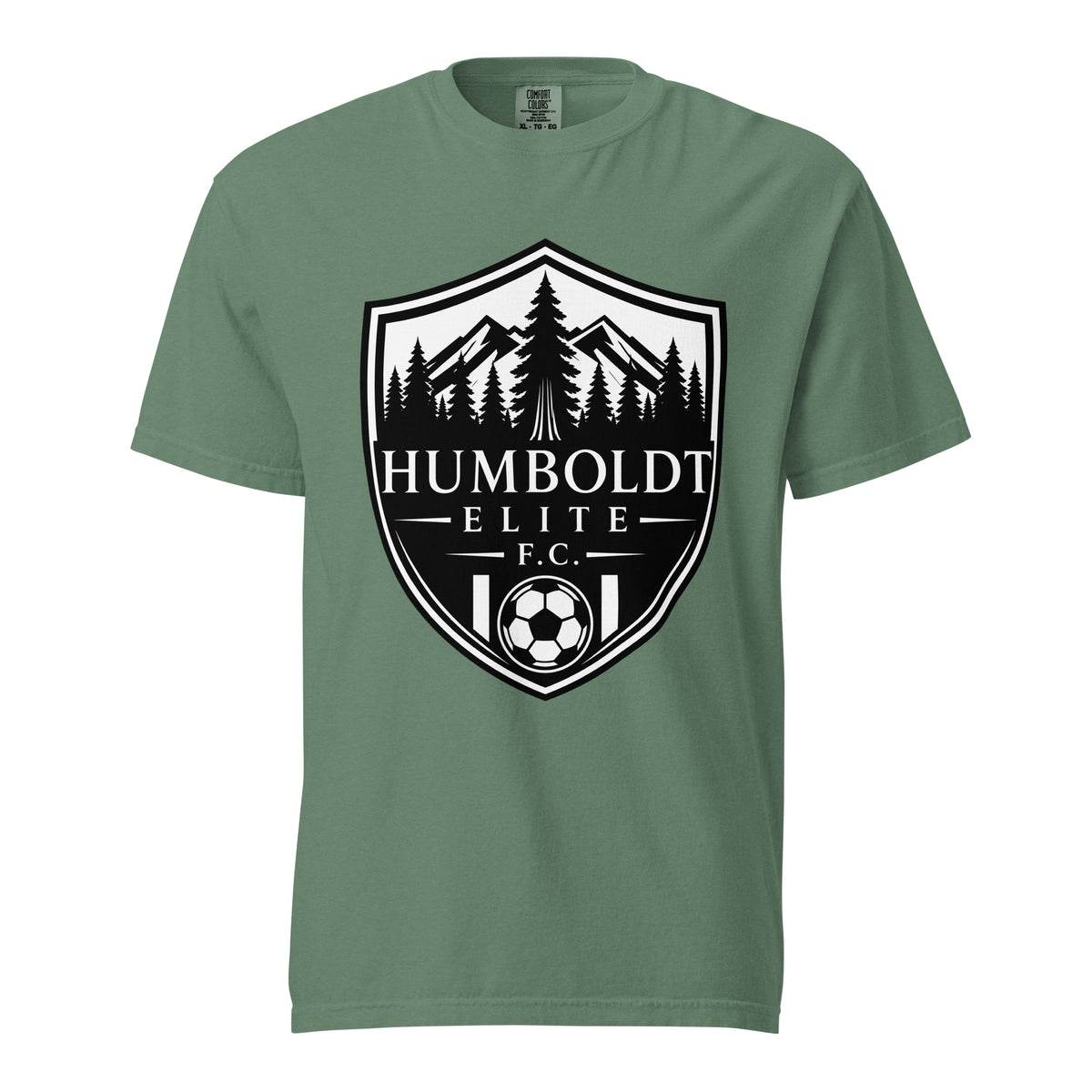 Signature | Comfort Colors T-Shirt | Humboldt Elite FC | Emblem Logo