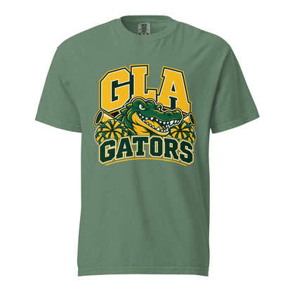 Signature | Comfort Colors T-Shirt | GLA Gators Cheer Team | Emblem Logo