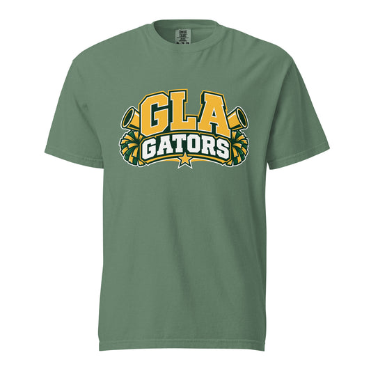 Signature | Comfort Colors T-Shirt | GLA Gators Cheer Team | Crest Logo