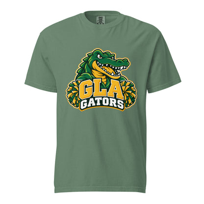 Signature | Comfort Colors T-Shirt | GLA Gators Cheer Team | Apex Gators Elite Logo