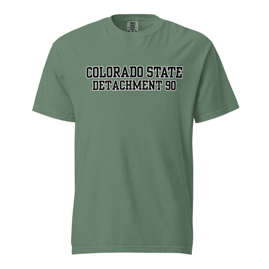Signature | Comfort Colors T-Shirt | Colorado State Detachment 90 | Modern Script Logo