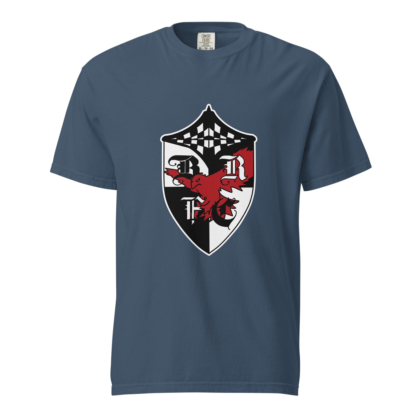 Signature | Comfort Colors T-Shirt | Bard College Rugby Football Club | Raptor Logo
