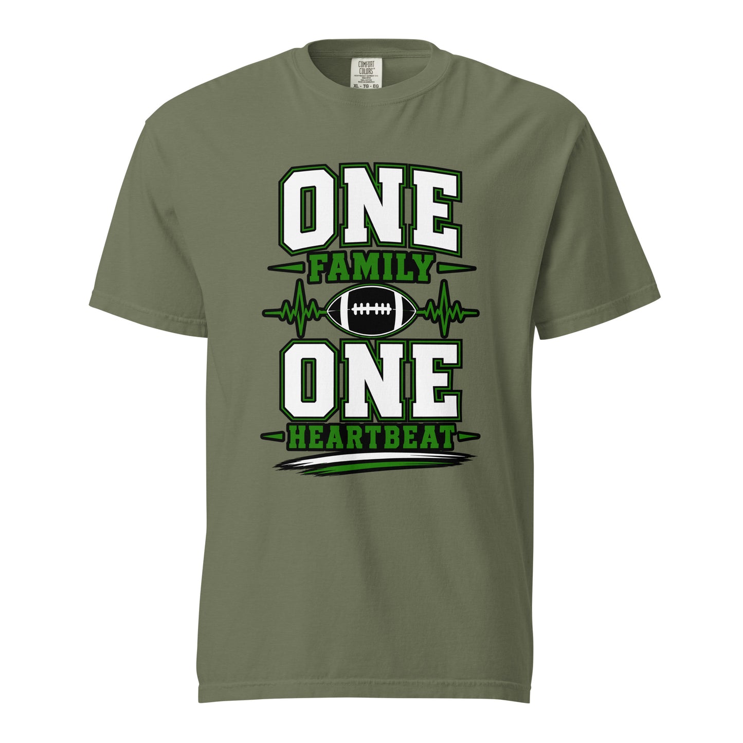 Signature | Comfort Colors T-Shirt | Celina Black Football | Modern Script Logo