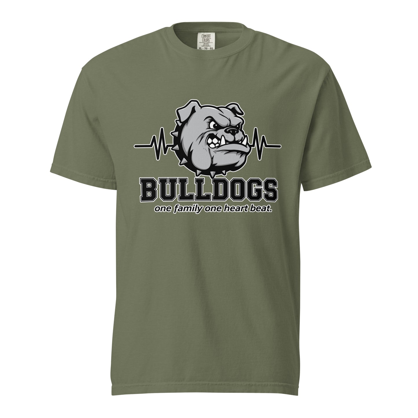 Signature | Comfort Colors T-Shirt | Celina Recreational Football Black | Bulldogs Crest Logo