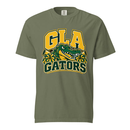 Signature | Comfort Colors T-Shirt | GLA Gators Cheer Team | Emblem Logo
