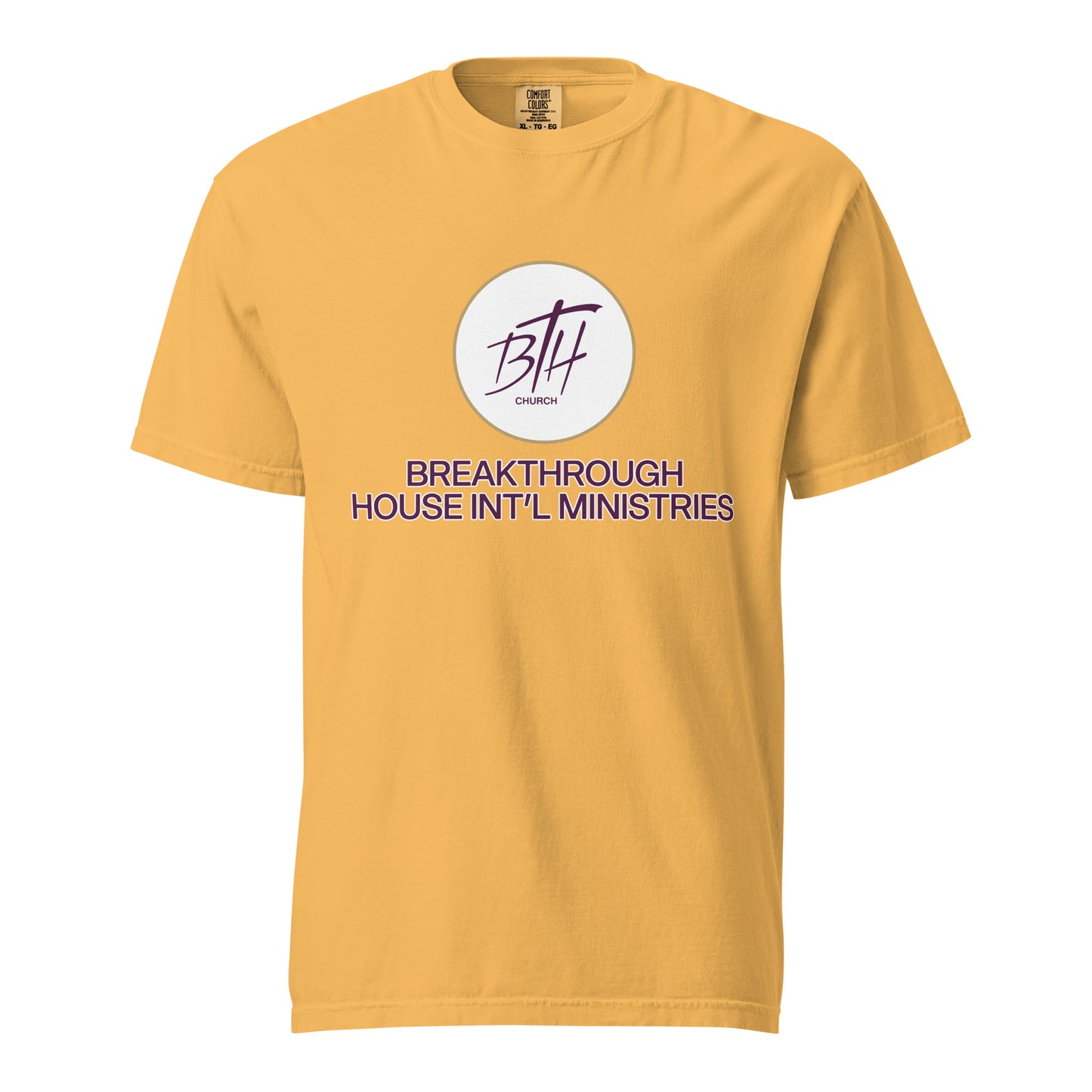 Signature | Comfort Colors T-Shirt | Breakthrough House International Ministries | Crest Logo
