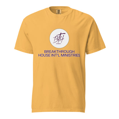 Signature | Comfort Colors T-Shirt | Breakthrough House International Ministries | Crest Logo
