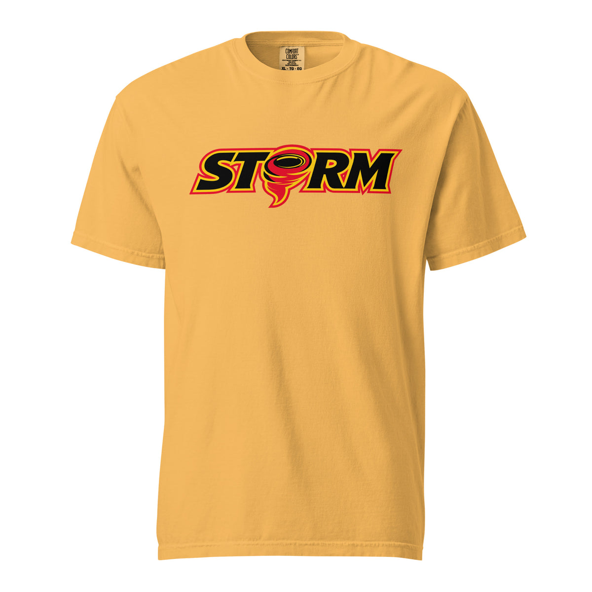 Signature | Comfort Colors T-Shirt | Storm Baseball Team | Crest Logo