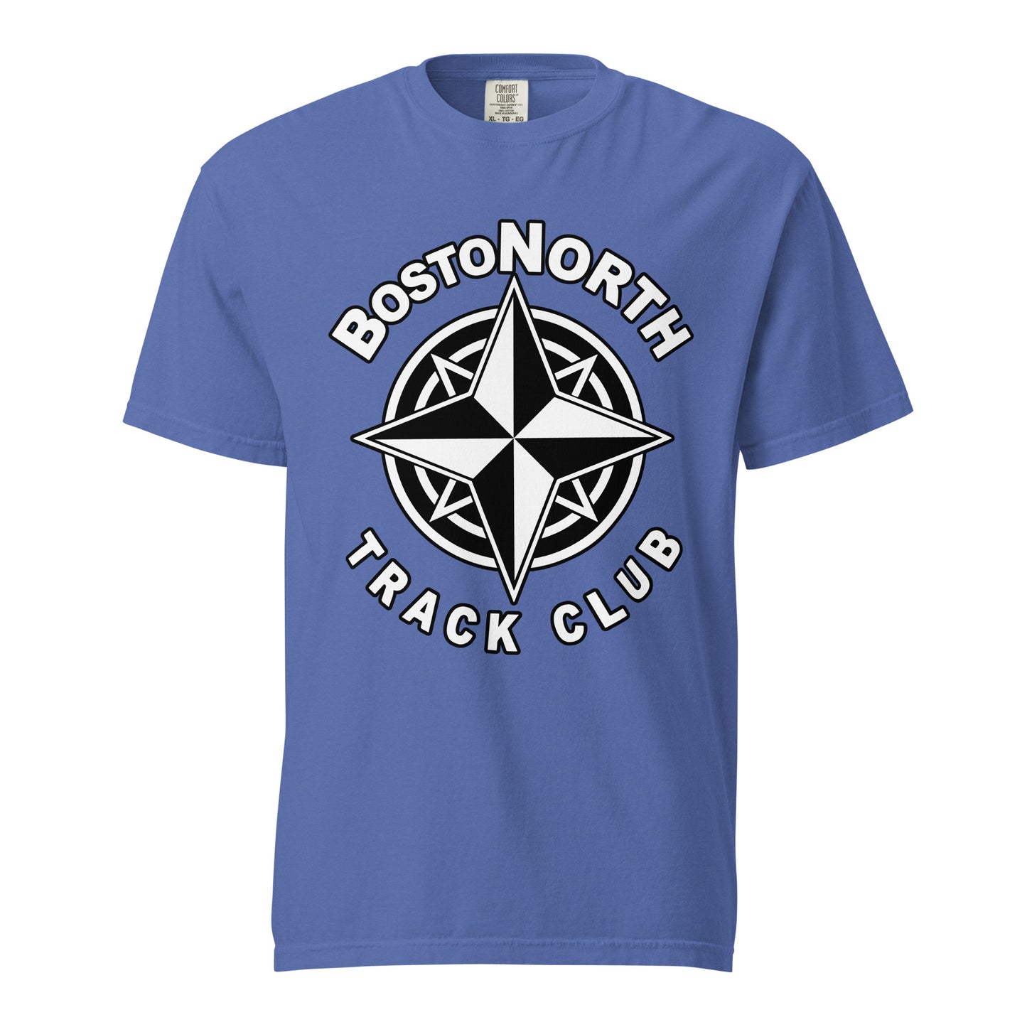 Signature | Comfort Colors T-Shirt | Boston-North Track Club | Crest Logo
