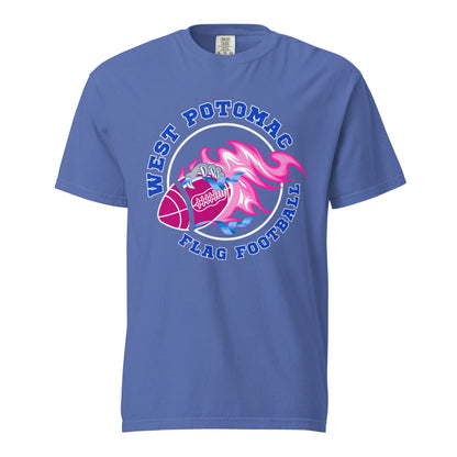 Signature | Comfort Colors T-Shirt | West Potomac Flag Football | Crest Logo
