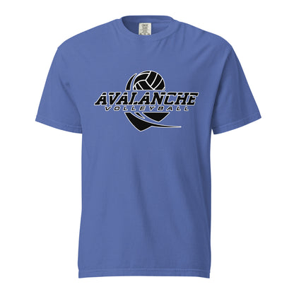 Signature | Comfort Colors T-Shirt | Avalanche Volleyball Club | Crest Logo