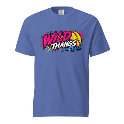 Signature | Comfort Colors T-Shirt | Wild Thangs | Ironclad Fastpitch Logo