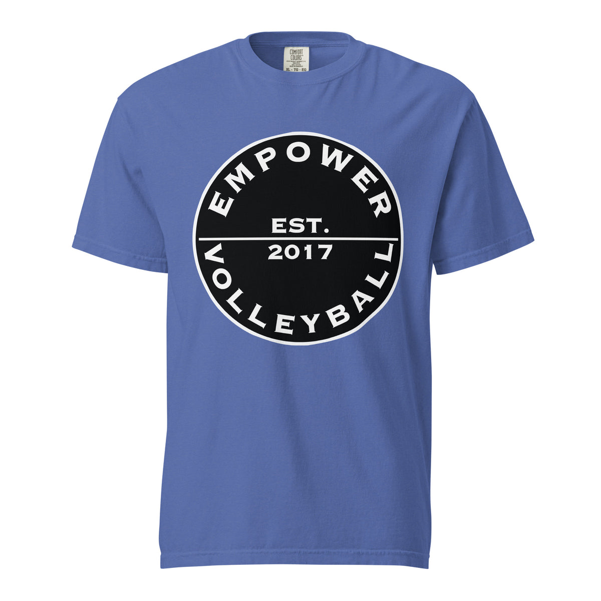 Signature | Comfort Colors T-Shirt | Empower Volleyball Club | Alpha Spike Logo