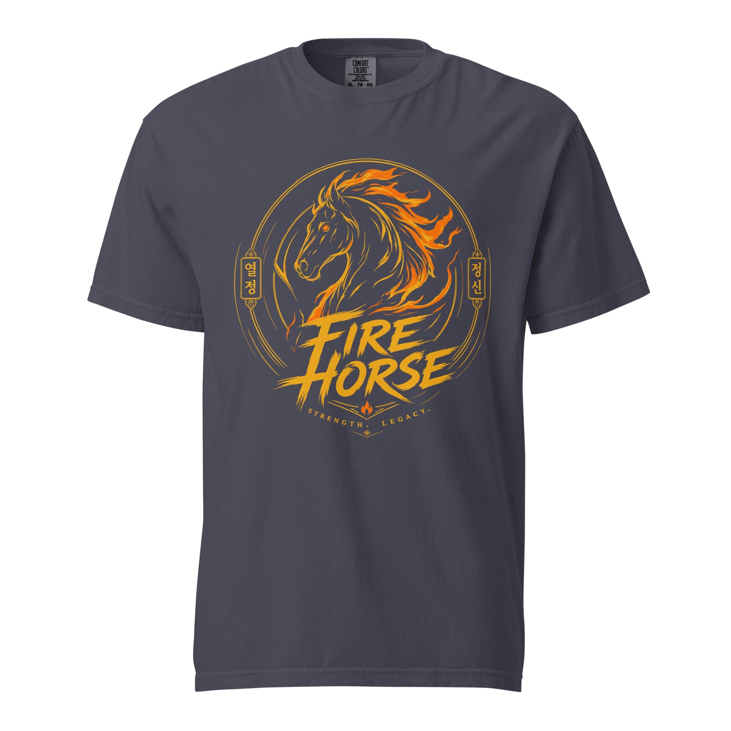 Signature | Comfort Colors T-Shirt | Fire Horse Masters | Vanguard Logo