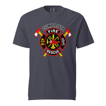 Signature | Comfort Colors T-Shirt | Zumbrota Fire Department | Vanguard Logo