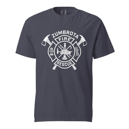 Signature | Comfort Colors T-Shirt | Zumbrota Fire Department | Crest Logo