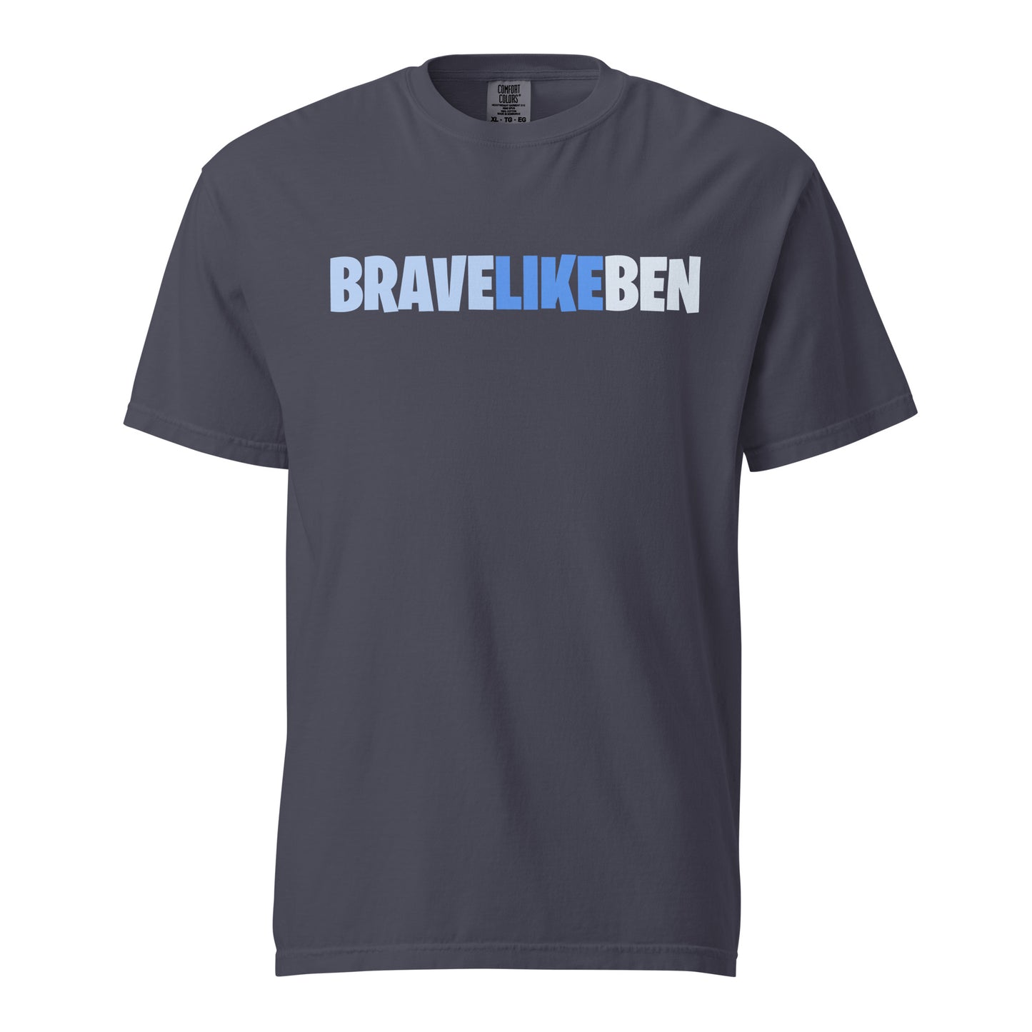 Signature | Comfort Colors T-Shirt | Brave Like Ben | Script Logo