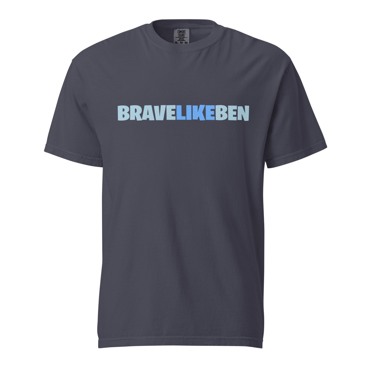 Signature | Comfort Colors T-Shirt | Brave Like Ben | Wordmark Logo