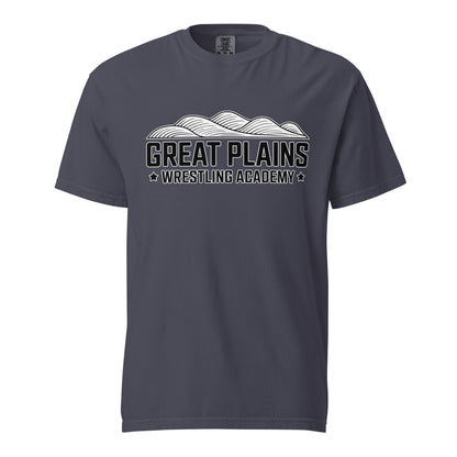 Signature | Comfort Colors T-Shirt | Great Plains Wrestling Academy | Crest Logo