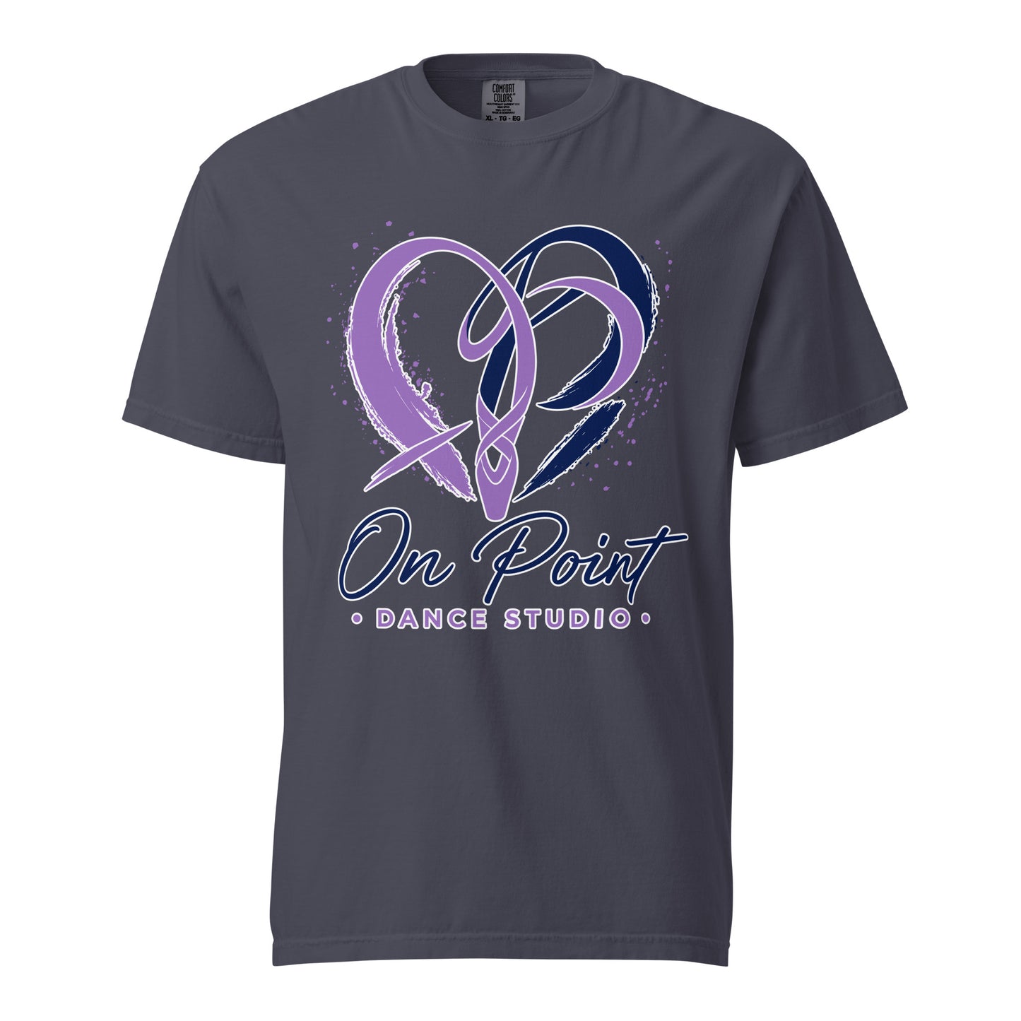 Signature | Comfort Colors T-Shirt | On Point Dance Studio | Crest Logo