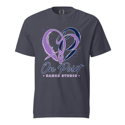 Signature | Comfort Colors T-Shirt | On Point Dance Studio | Crest Logo