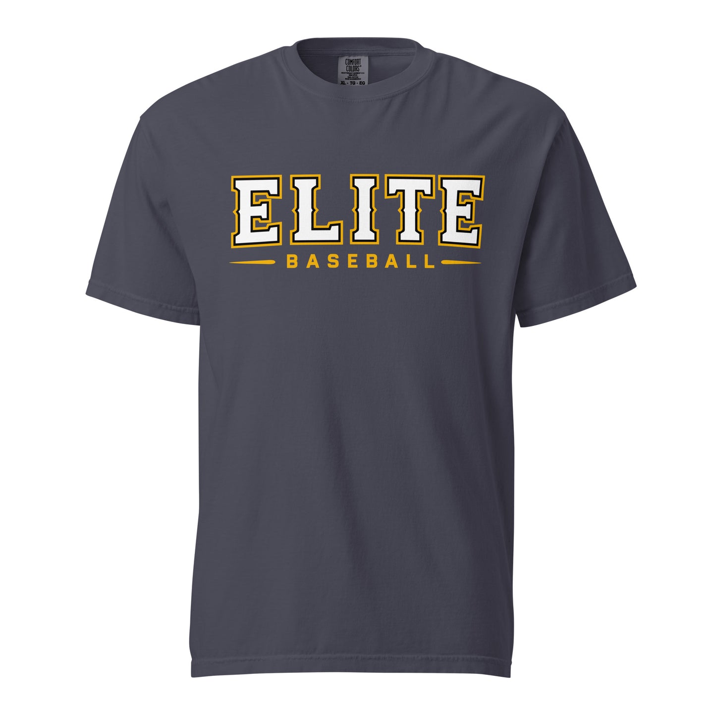 Signature | Comfort Colors T-Shirt | Elite Baseball | Vanguard Logo