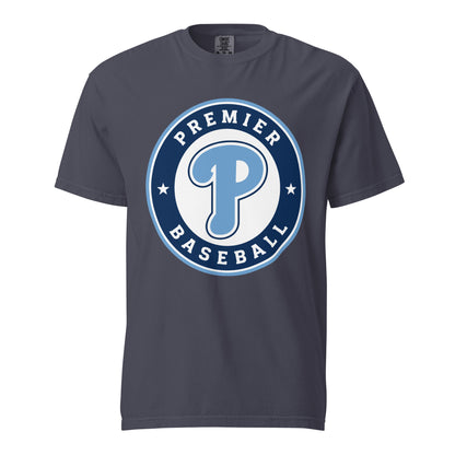 Signature | Comfort Colors T-Shirt | Premier Baseball | Badge Logo