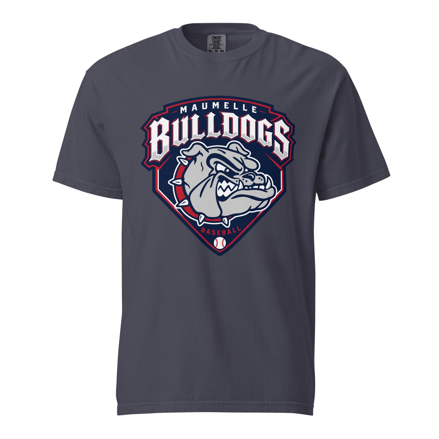 Signature | Comfort Colors T-Shirt | Maumelle Bulldogs 2035 | Shield Logo