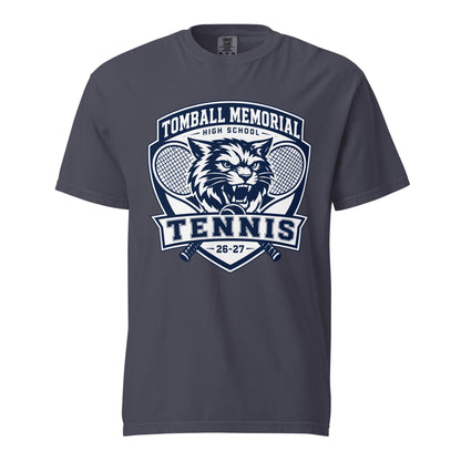 Signature | Comfort Colors T-Shirt | TMHS Tennis | Shield Logo