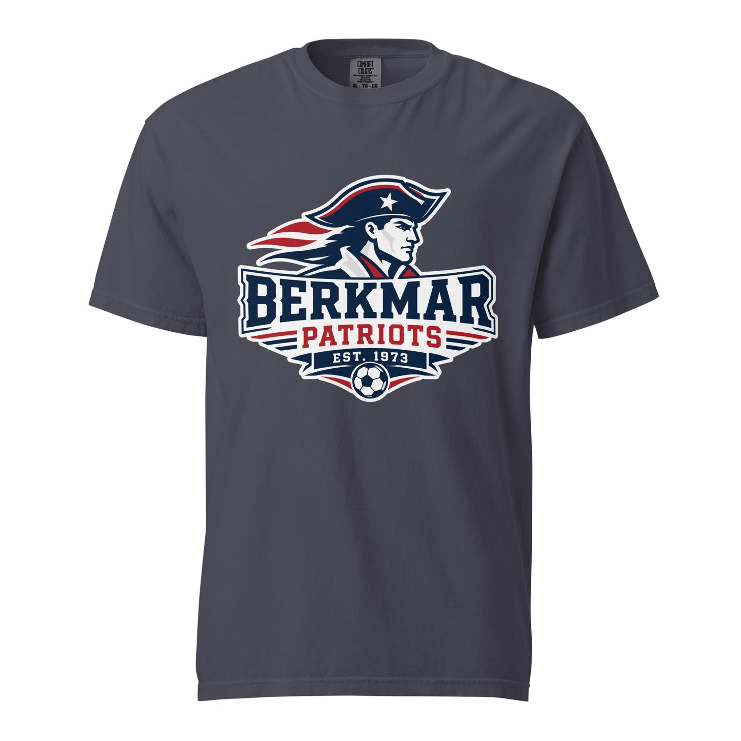 Signature | Comfort Colors T-Shirt | Berkmar High School Soccer | Vanguard Logo
