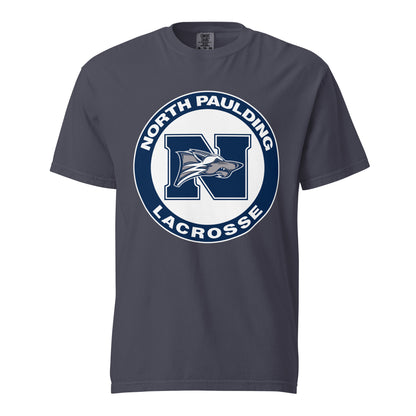 Signature | Comfort Colors T-Shirt | North Paulding Lacrosse | Badge Logo