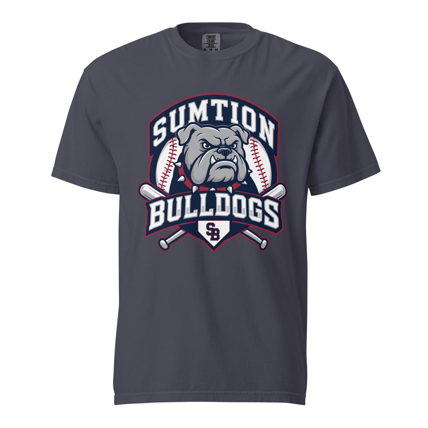 Signature | Comfort Colors T-Shirt | Sumtion bulldogs | Emblem Logo