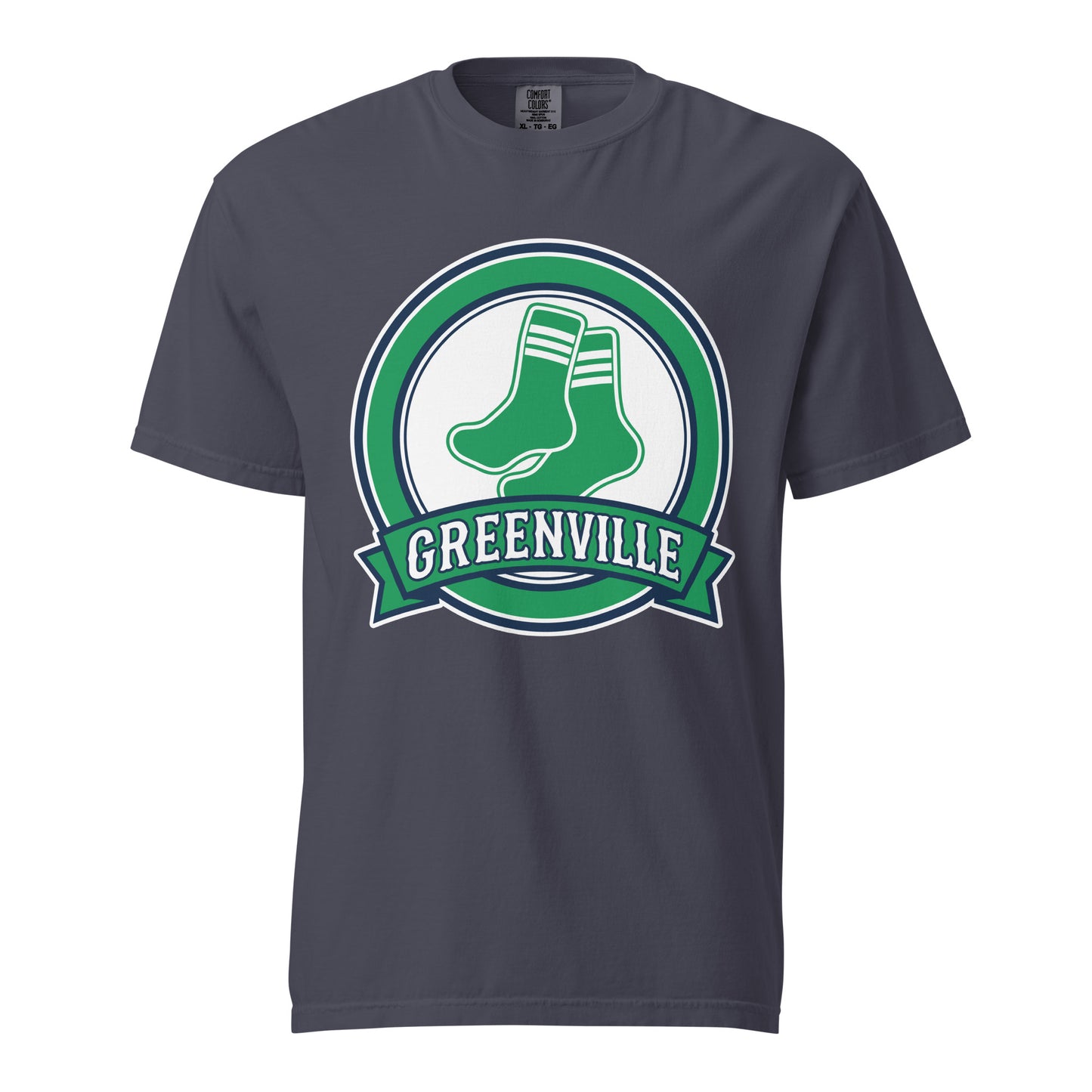Signature | Comfort Colors T-Shirt | Greenville Sox | Badge Logo