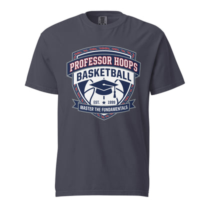 Signature | Comfort Colors T-Shirt | Professor Hoops Basketball | Crest Logo