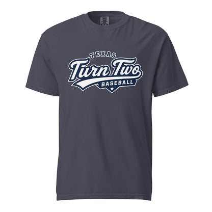 Signature | Comfort Colors T-Shirt | Texas Turn Two Baseball | Athletics Logo