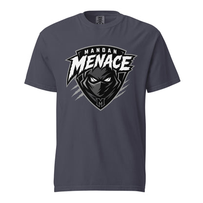 Signature | Comfort Colors T-Shirt | Mandan Menace | Shield Logo