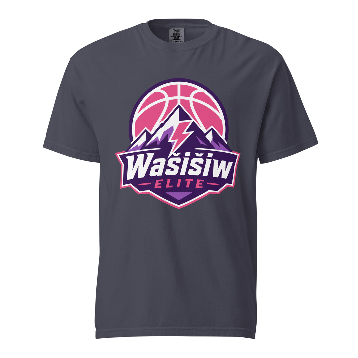 Signature | Comfort Colors T-Shirt | Wašišiw Elite | Emblem Logo