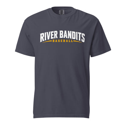 Signature | Comfort Colors T-Shirt | South Bend River Bandits | Lettermark Logo
