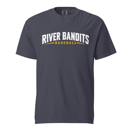 Signature | Comfort Colors T-Shirt | South Bend River Bandits | Lettermark Logo