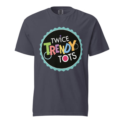 Signature | Comfort Colors T-Shirt | Twice Trendy Tots | Badge Logo