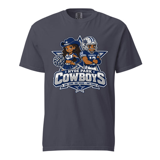 Signature | Comfort Colors T-Shirt | Hyde Park Cowboys | Vanguard Logo