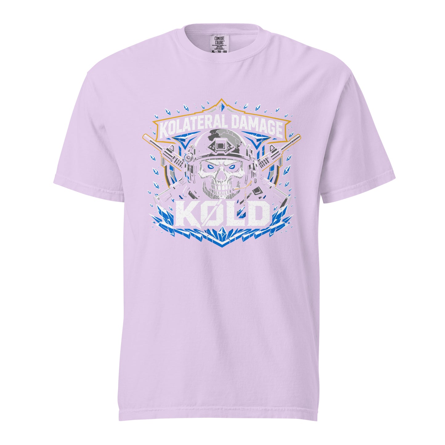 Signature | Comfort Colors T-Shirt | Kolateral Damage E-Sports | Emblem Logo