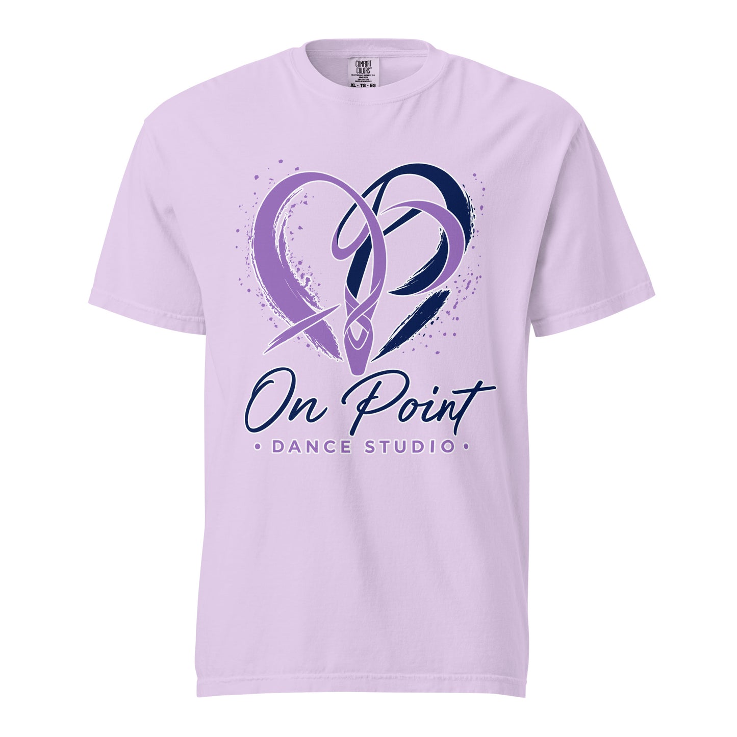 Signature | Comfort Colors T-Shirt | On Point Dance Studio | Crest Logo