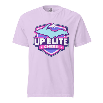 Signature | Comfort Colors T-Shirt | UP Elite Cheer | Shield Logo