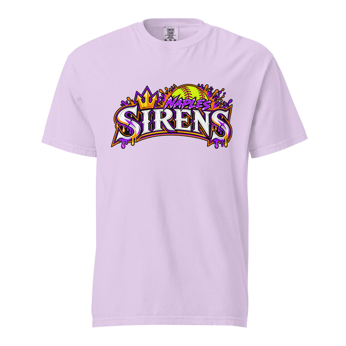 Signature | Comfort Colors T-Shirt | Naples Sirens | Emblem Logo