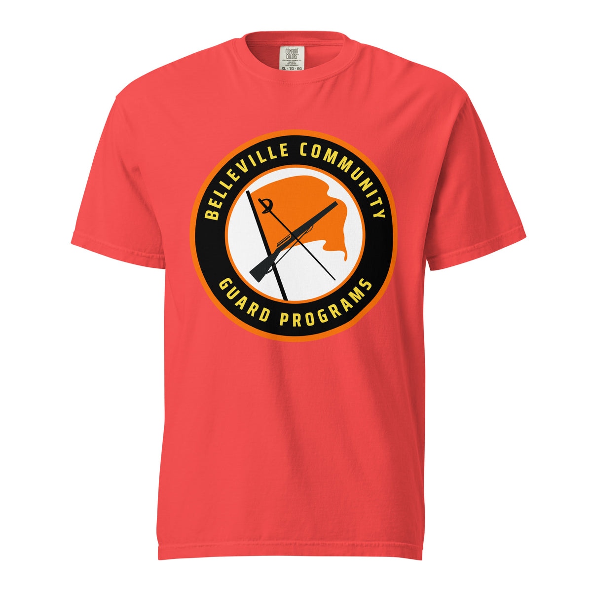 Signature | Comfort Colors T-Shirt | Belleville Community Guard Programs | Badge Logo