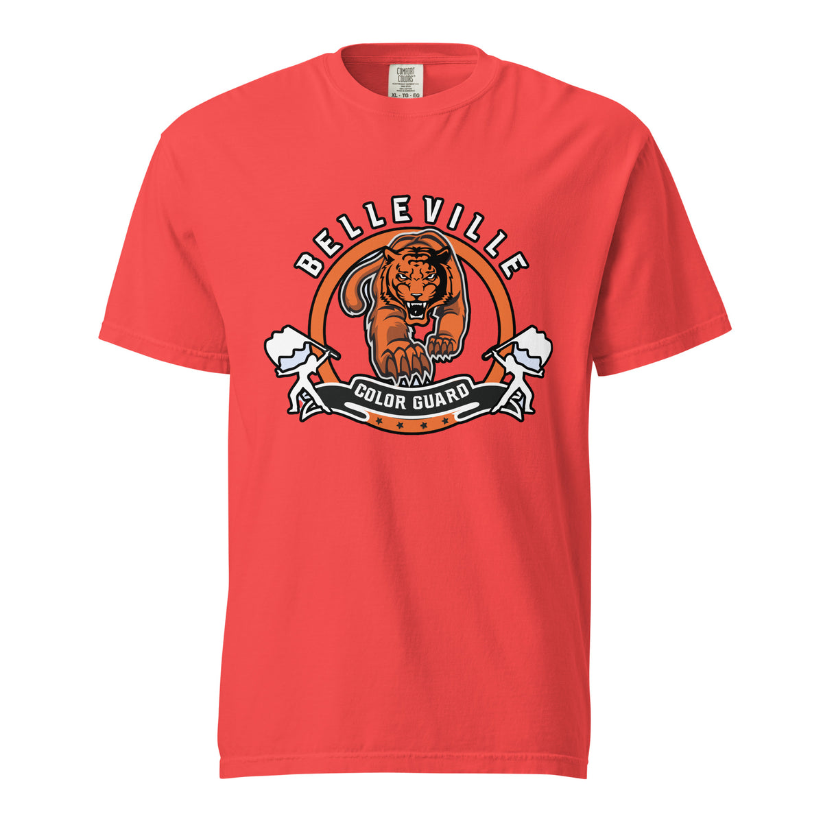 Signature | Comfort Colors T-Shirt | Belleville Community Guard Programs | Vanguard Logo