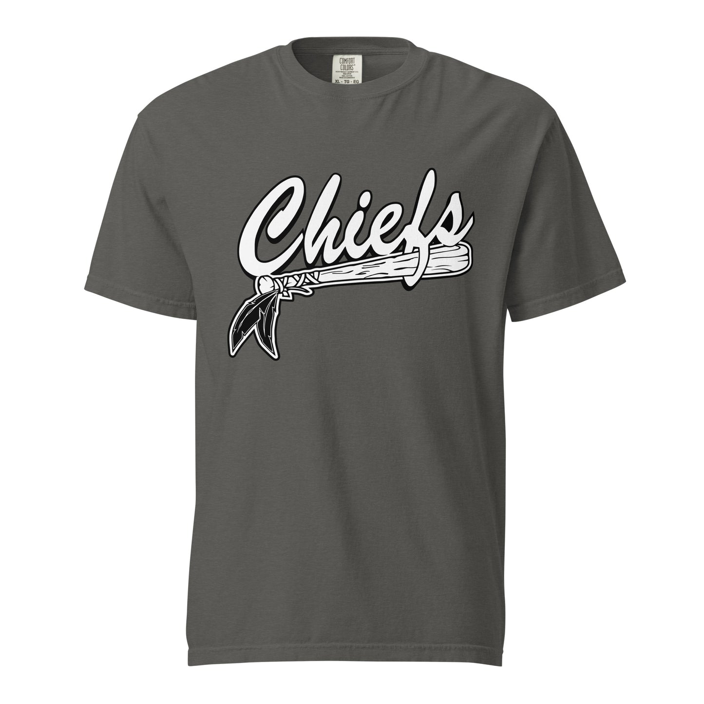Signature | Comfort Colors T-Shirt | Connetquot Chiefs | Letter Crest Logo